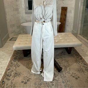 ZARA Womens Wide Leg Jeans, Never worn, FREE shipping!